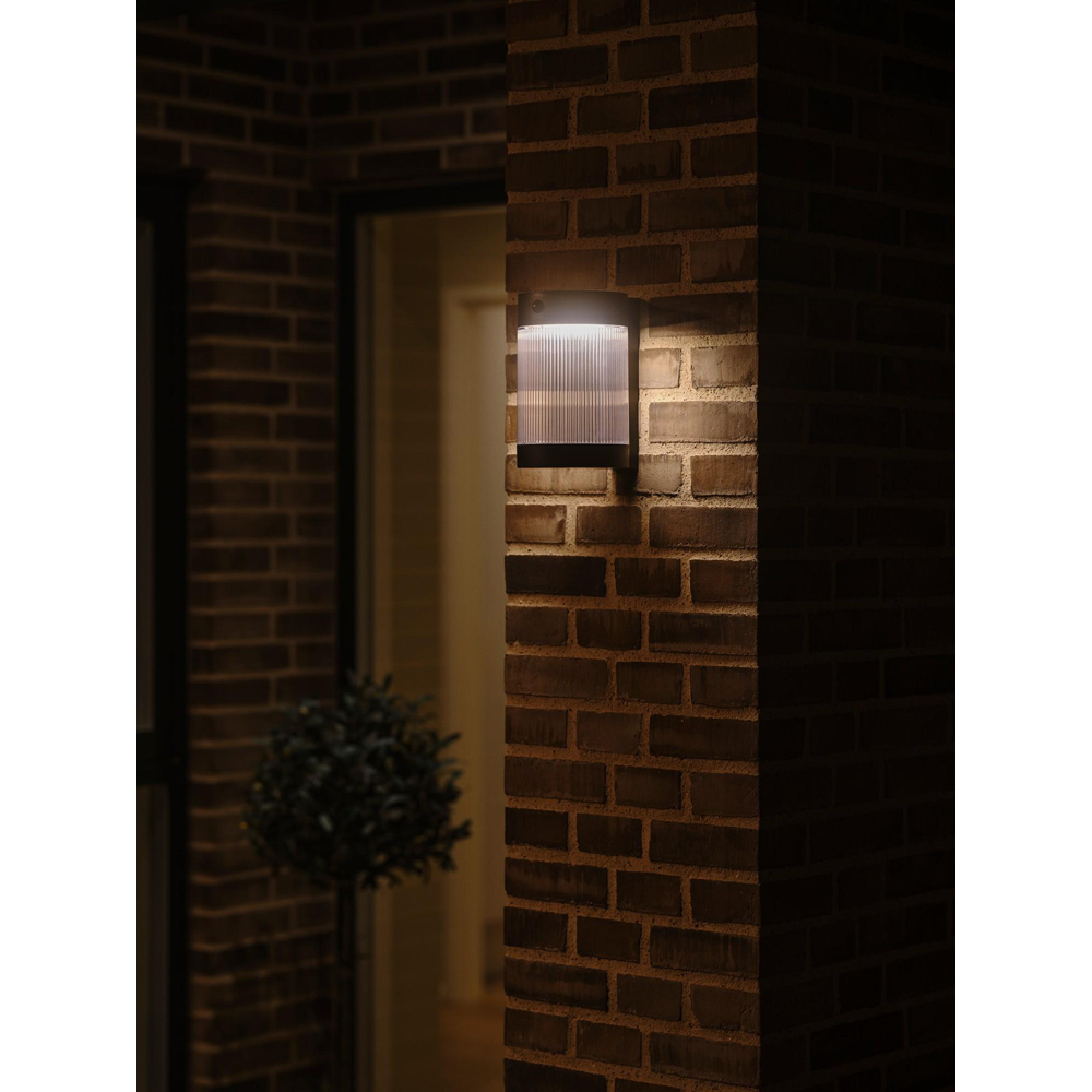 Nordlux Coupar Solar Black Wall Light Image 8