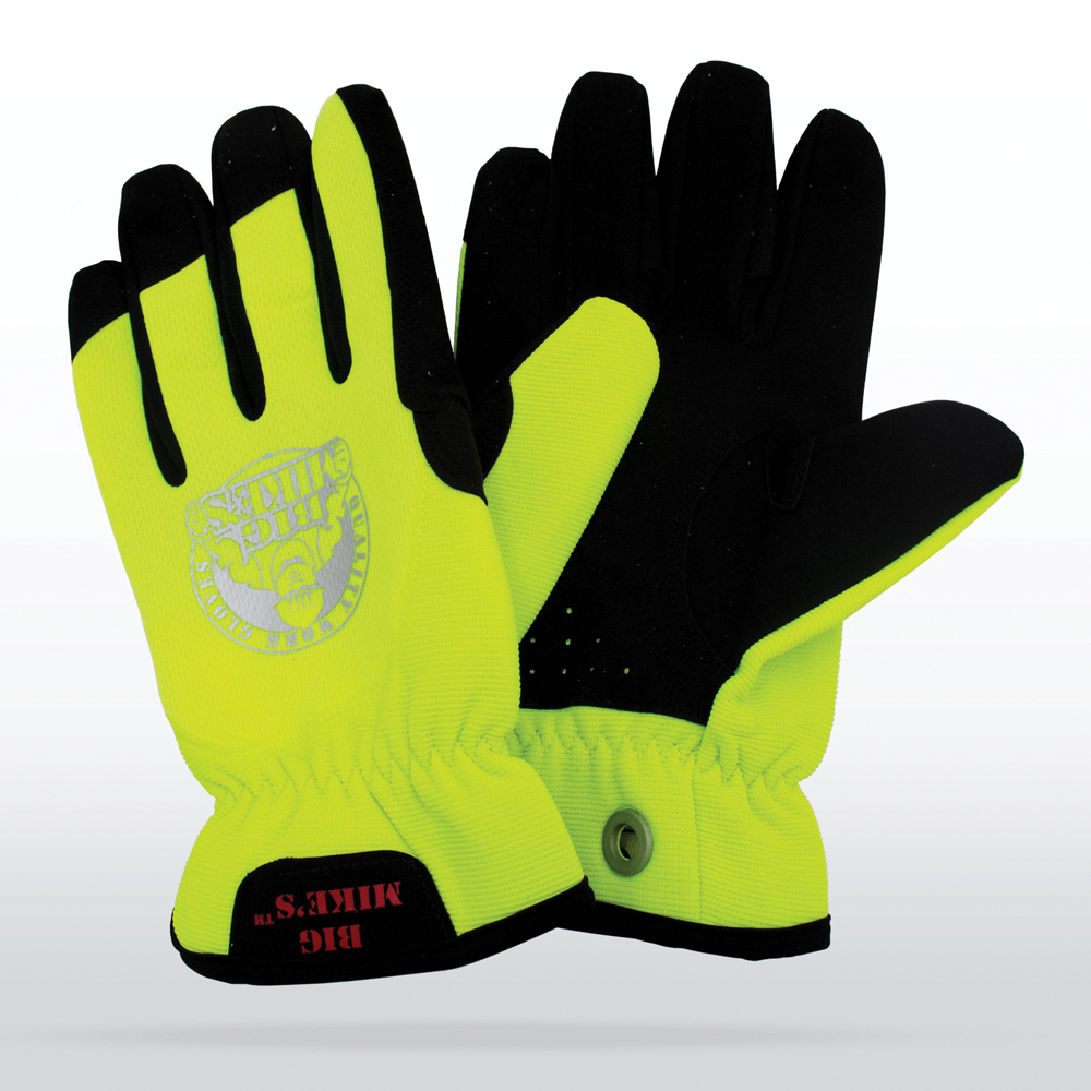 StoneBreaker Hi Viz Large Work Gloves Image 4