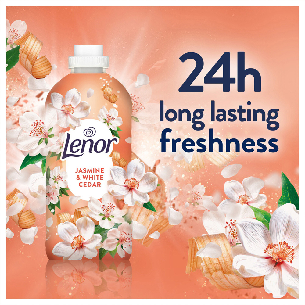Lenor Touch Activated Freshness Fabric Conditioner Jasmine and White Cedar Image 3