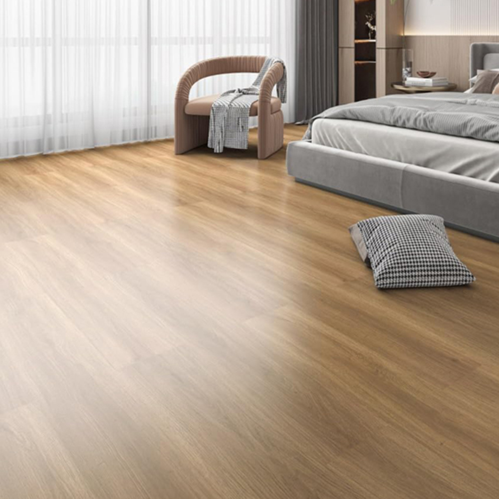 Home Treats Laminate Oak Wooden Flooring Planks 6 Pack Image 1