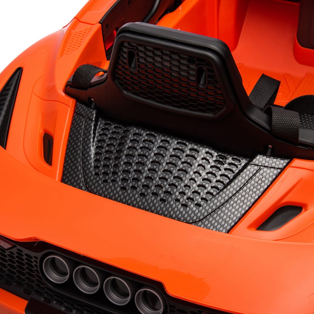 AIYAPLAY Orange Licensed McLaren 765LT Kids Ride on Car with MP3 Music Image 3