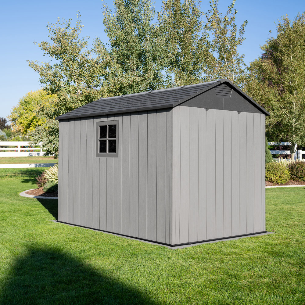 Lifetime Products 9.5 x 7ft Double Door Side Entry Garden Storage Shed Image 7