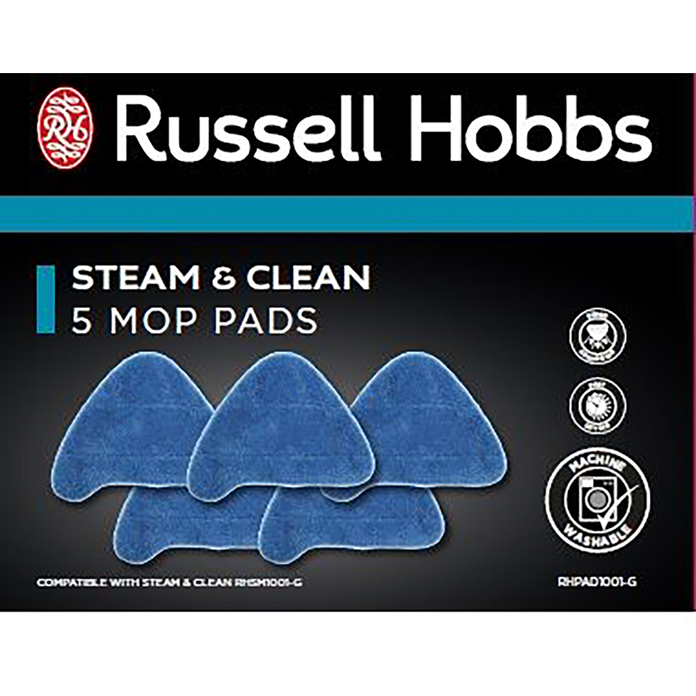 Russell Hobbs Replacement Steam Mop Pads 5 Pack Image 4
