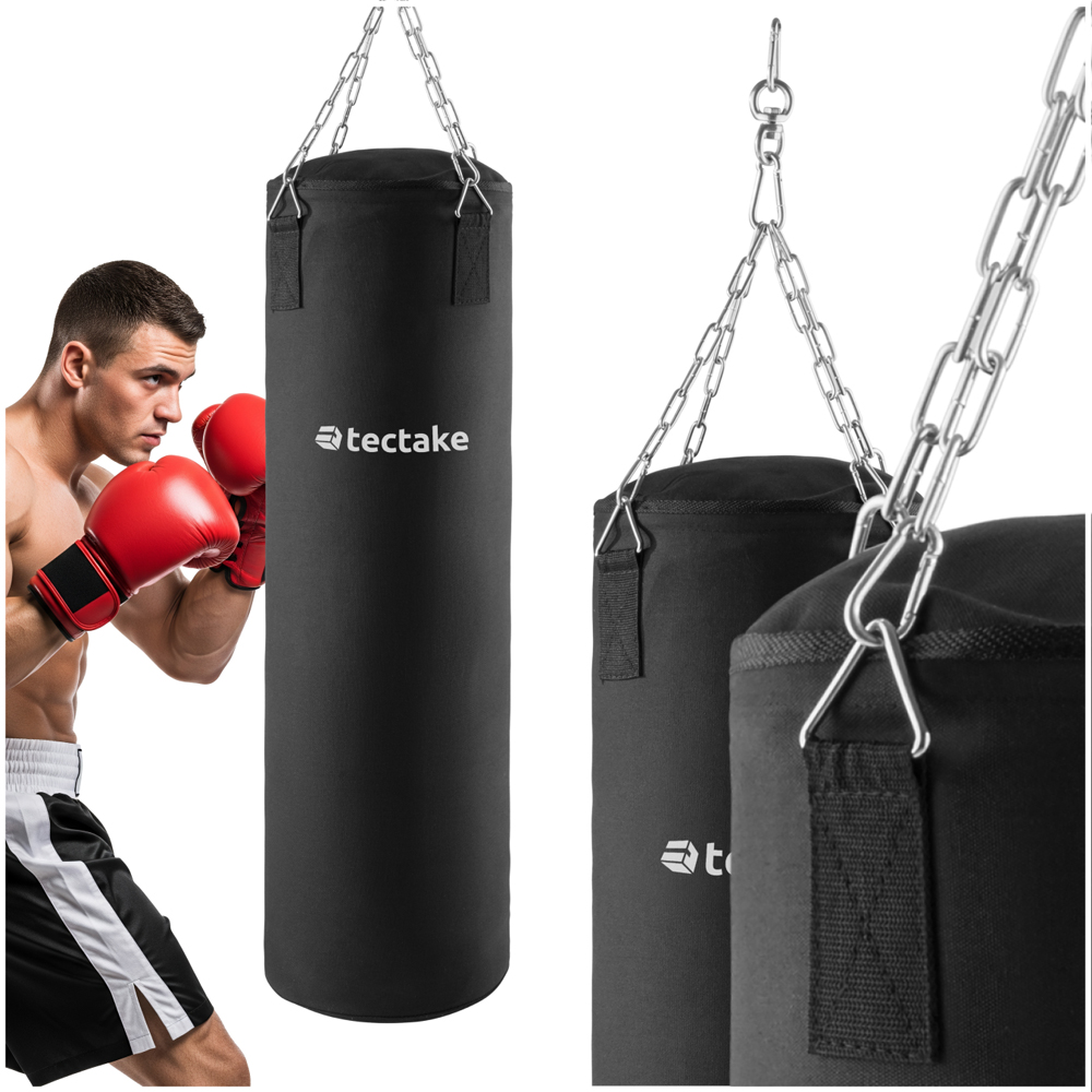 tectake 4 Point Steel Chain Filled Swivel Punching Bag 25kg Image 2