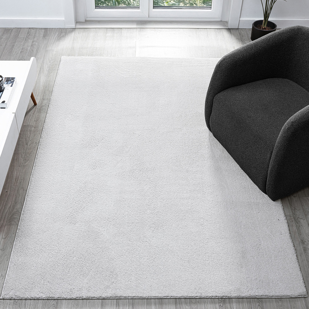 Desire Rugs Comfy Silver Anti Slip Felt Backing Rug 60 x 200cm Image 7