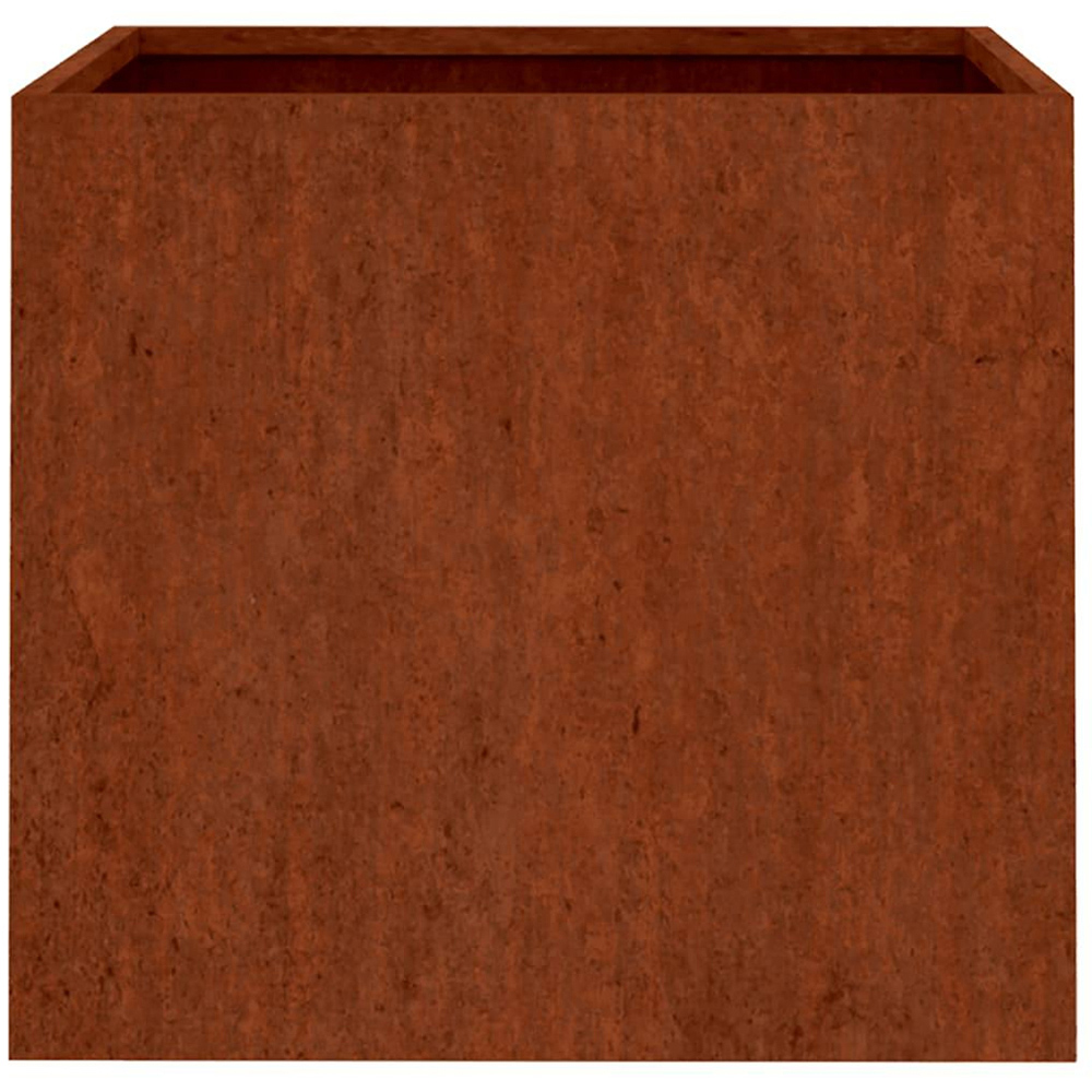 vidaXL Brown Corten Steel Garden Planter 49 x 47 x 46cm Image 3