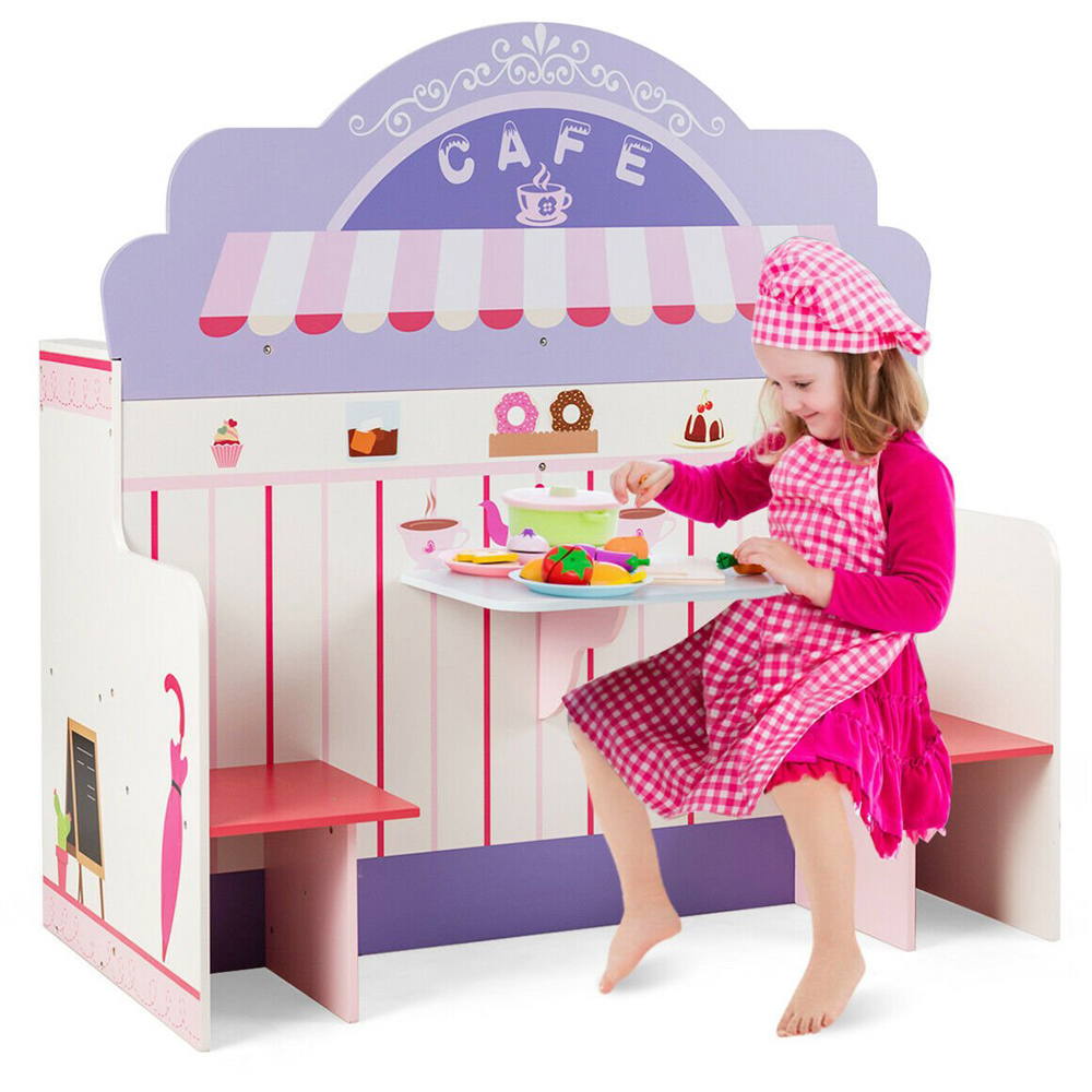 Costway Kids 2 in 1 Kitchen Playset Image 5