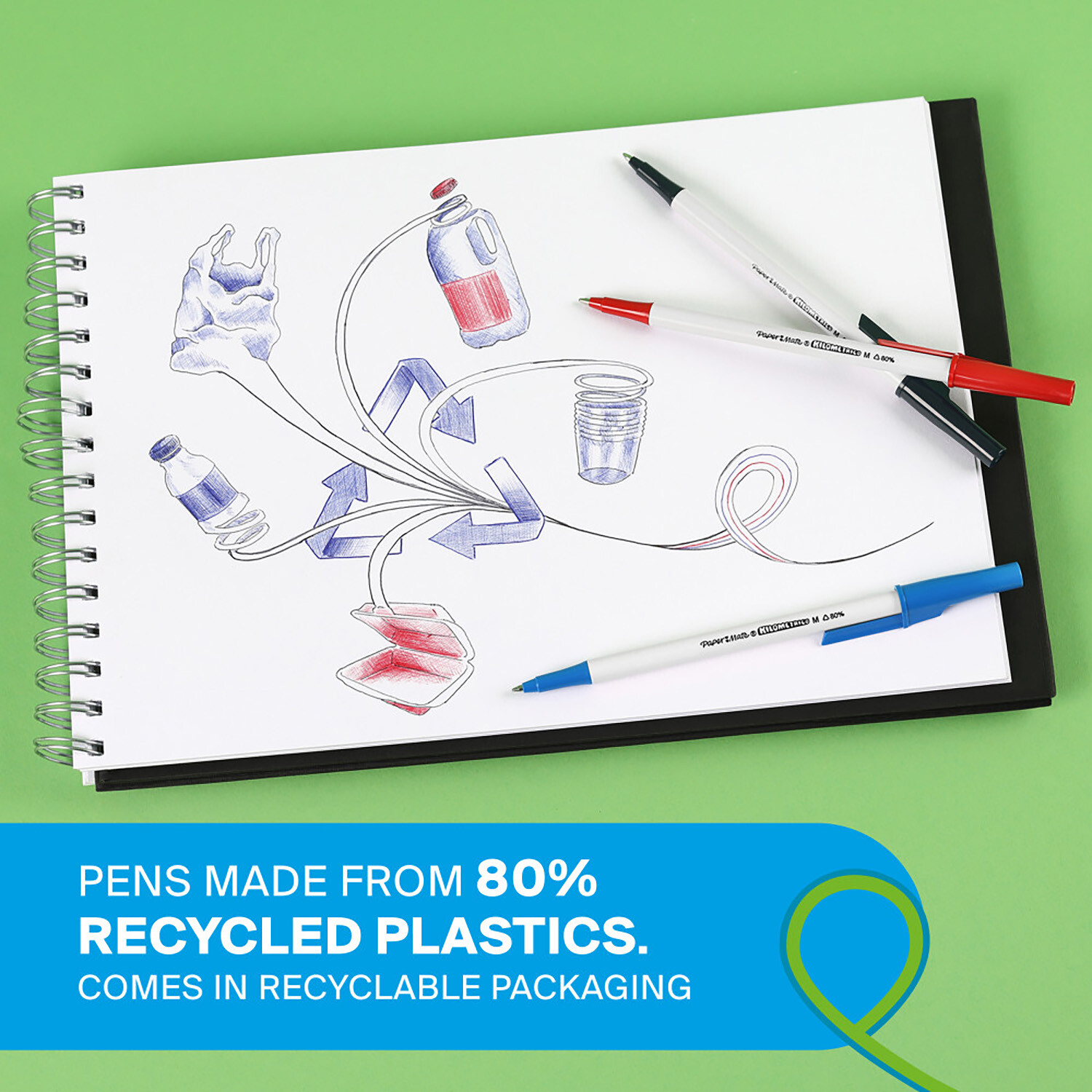 Paper Mate Kilometrico Ballpoint Pens Image 5