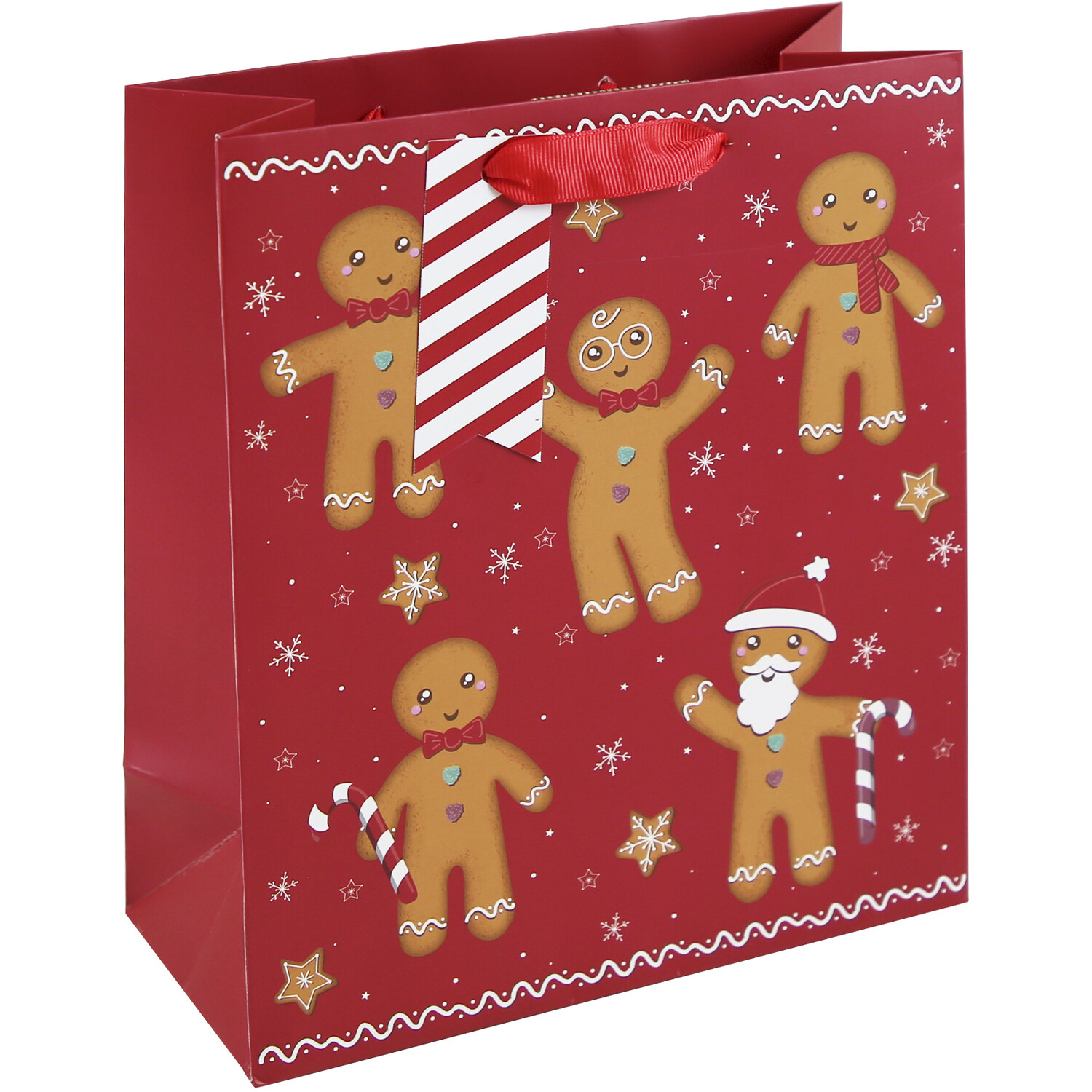 Gingerbread Christmas Gift Bag Image 1