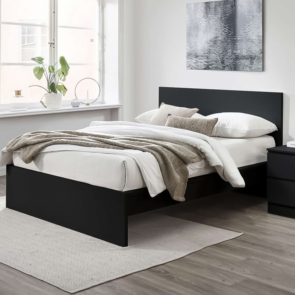 Oslo King Size Black Bed Image 1