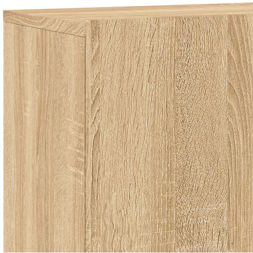 vidaXL 2 Door Sonoma Oak Wall Mounted TV Cabinet Image 9