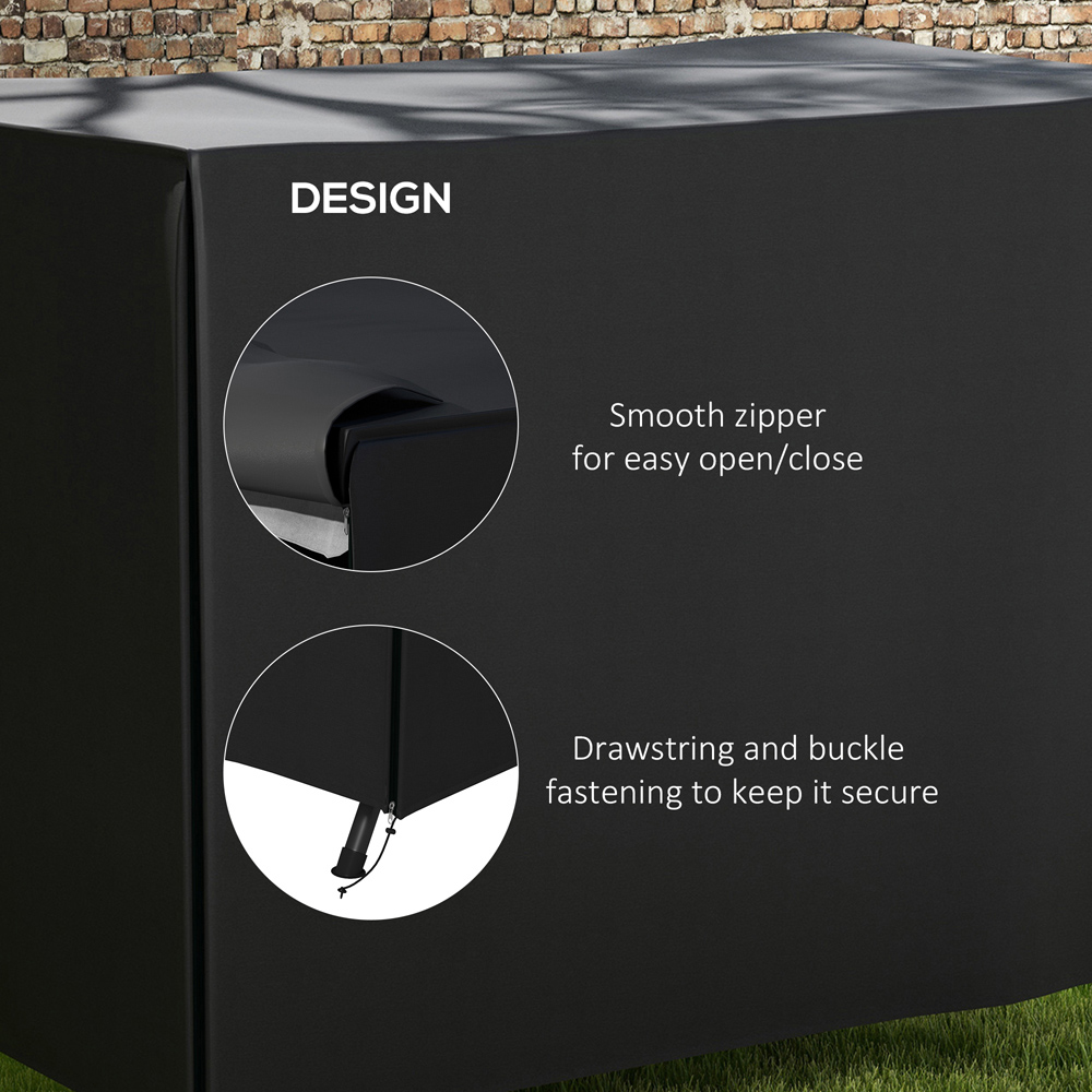 Outsunny Black Garden Furniture Protector Cover 164 x 205 x 124cm Image 5