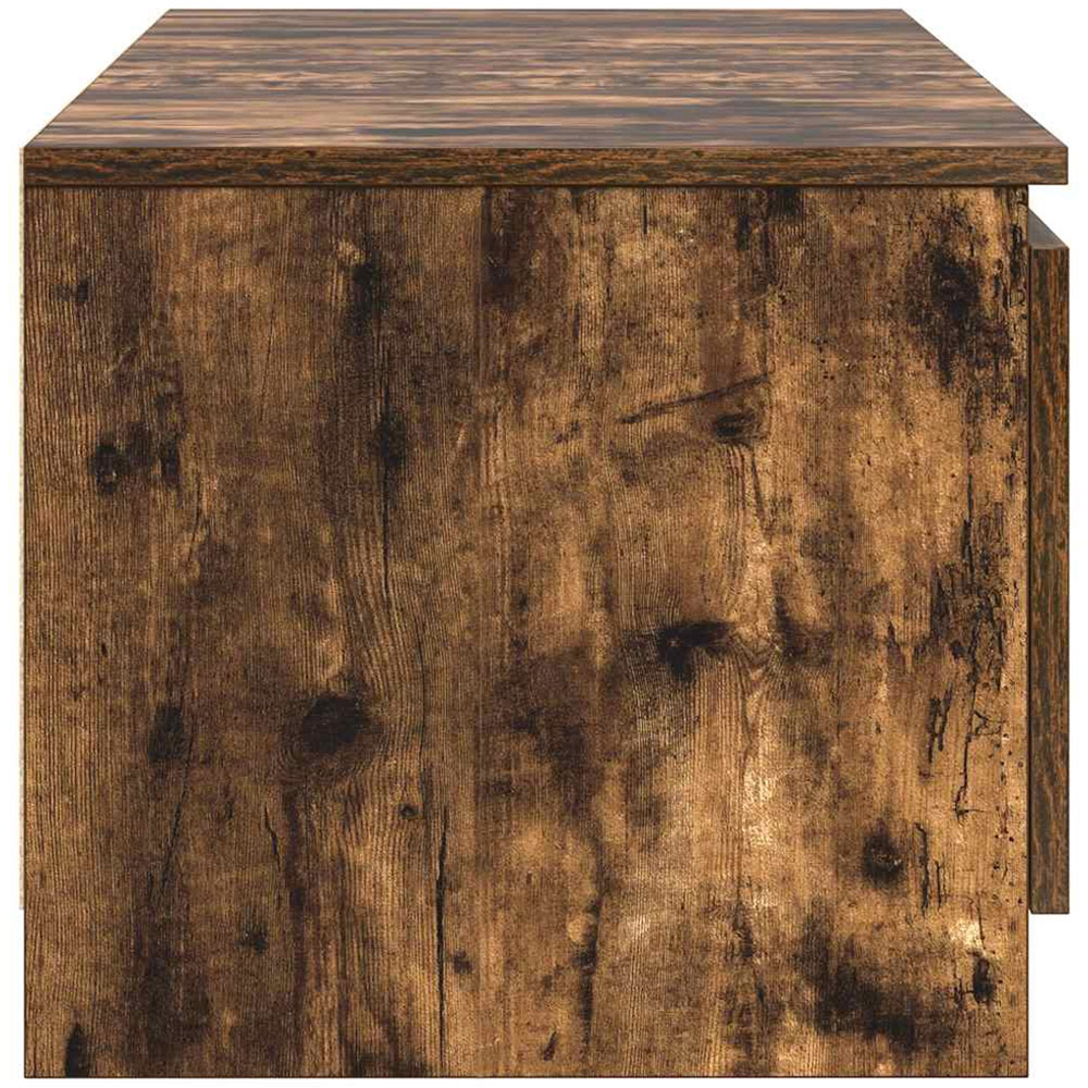 vidaXL 2 Door 2 Shelf Smoked Oak TV Cabinet Image 6
