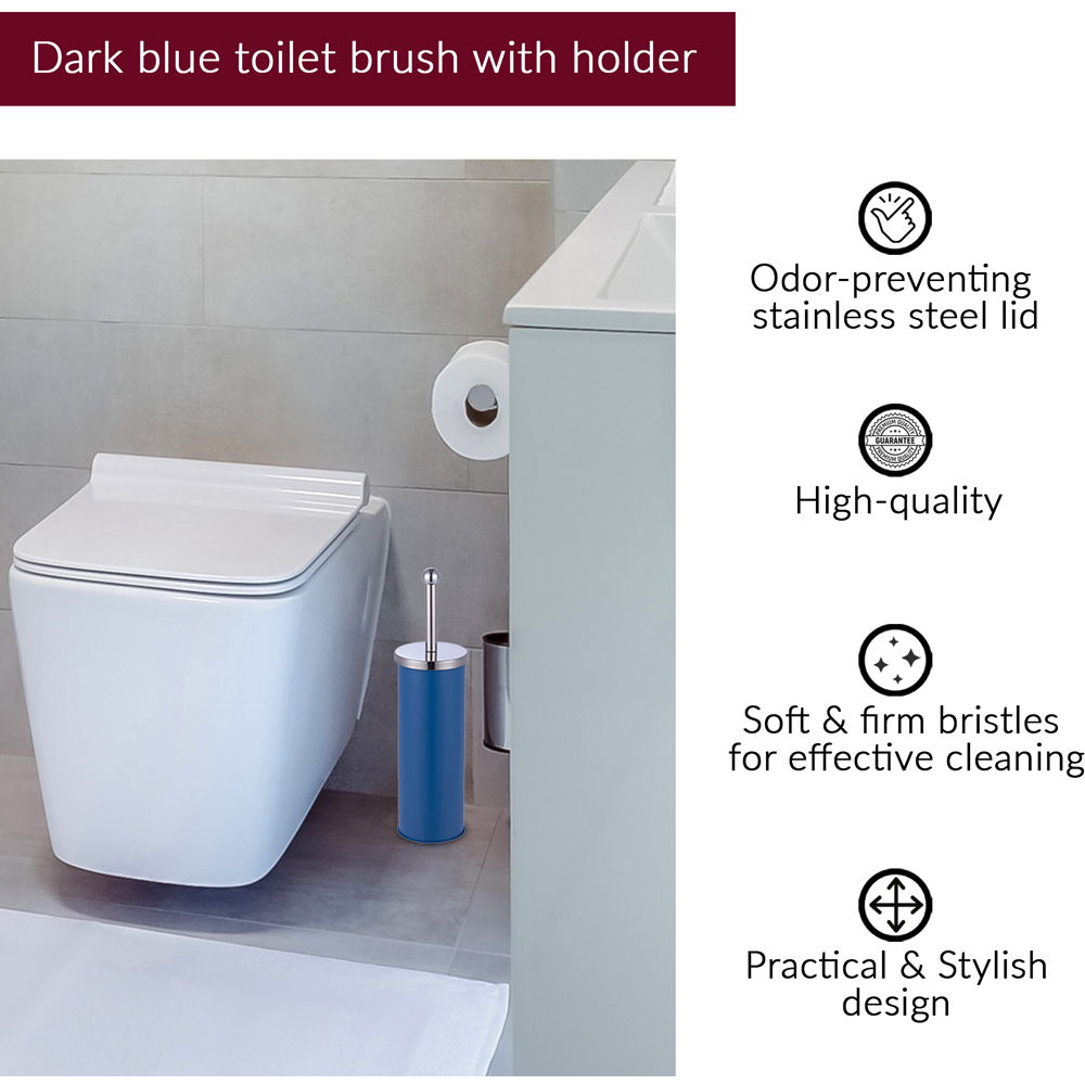 Innoteck Essentials 6 Piece Blue Bathroom Set Image 3