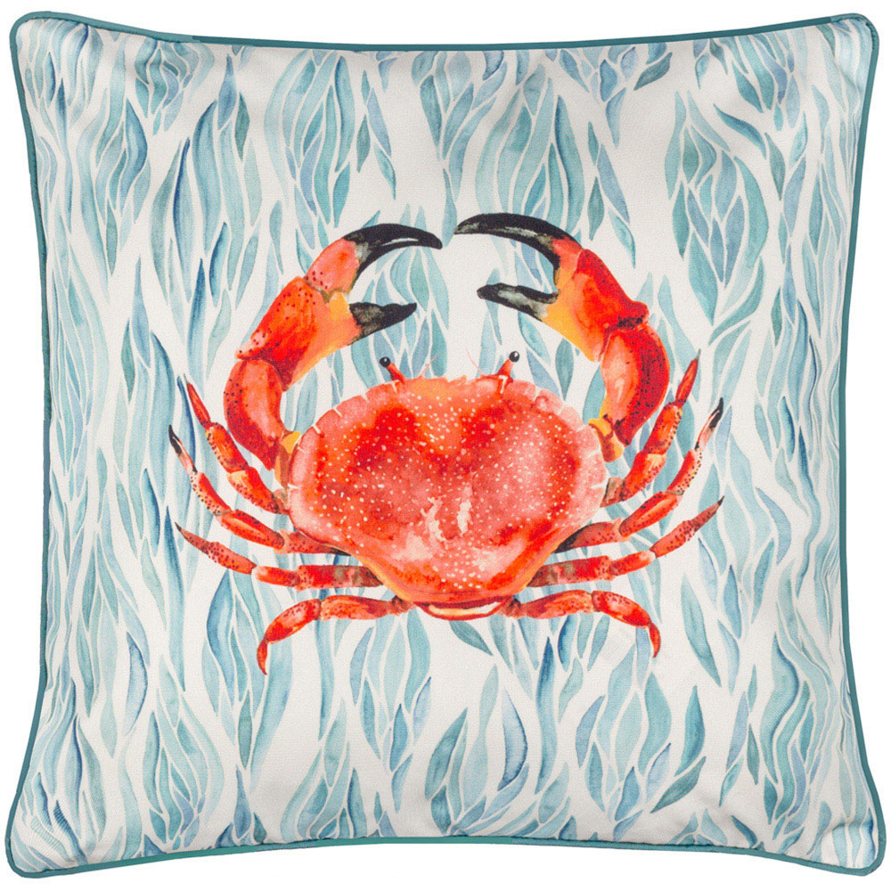 Wylder Blue Abersoch Crab Cushion 45 x 45cm Image 1