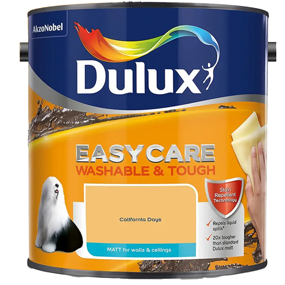 Dulux Easycare Washable & Tough California Days Matt Paint 2.5L Image 2
