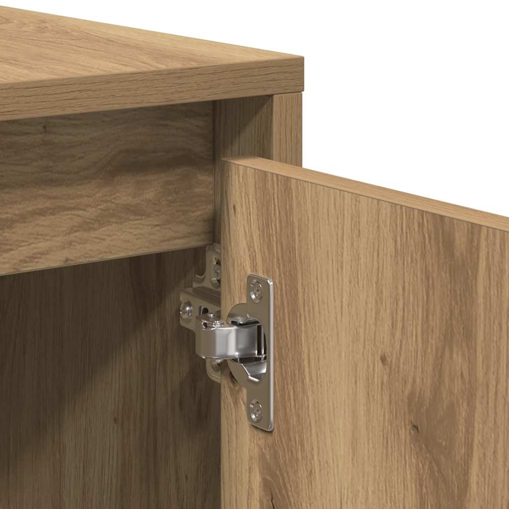 vidaXL 4 Door Artisan Oak TV Cabinet Image 8