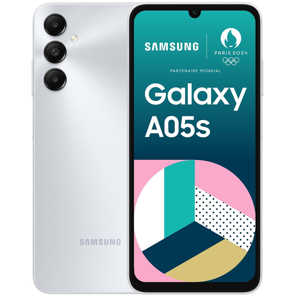 Samsung A05s SIM Free Mobile Phone 4GB 64GB Silver Image 1