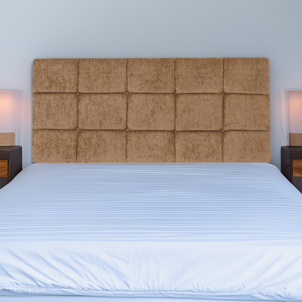 Bedmaster Pearl Single Mink Chenille Squared Headboard Image 1