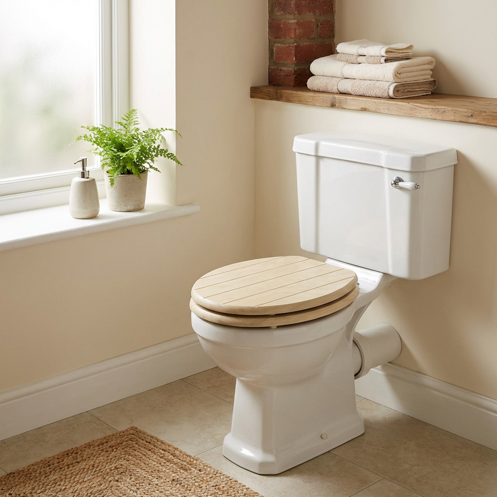 Rhodes Natural Toilet Seat Image 8