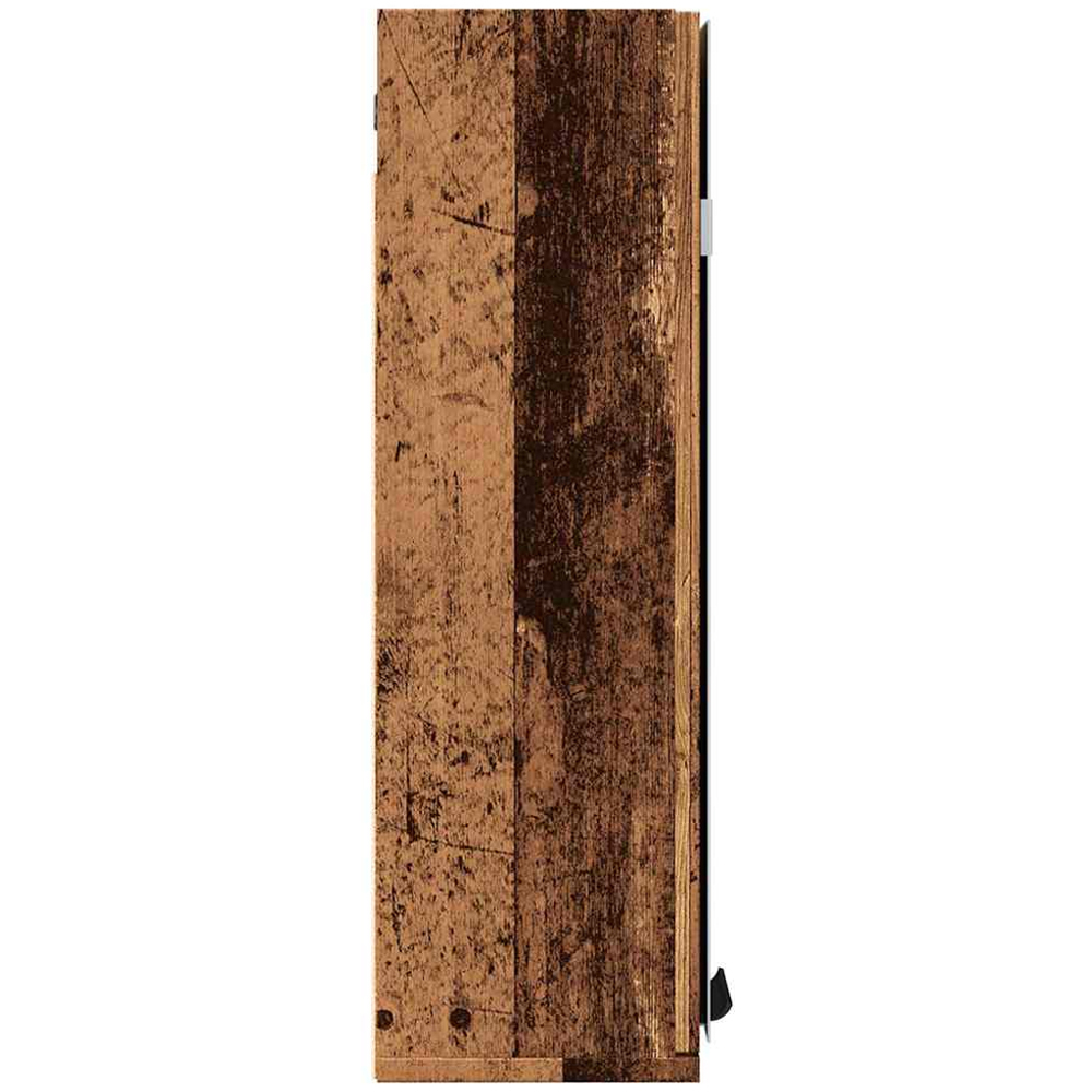 vidaXL 2 Door Brown Mirror Wall Mounted Bathroom Cabinet Image 4