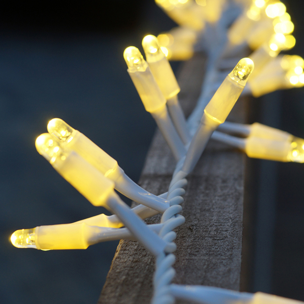Eagle Connect 500 Warm White LED White Cluster Light 10m Image 7