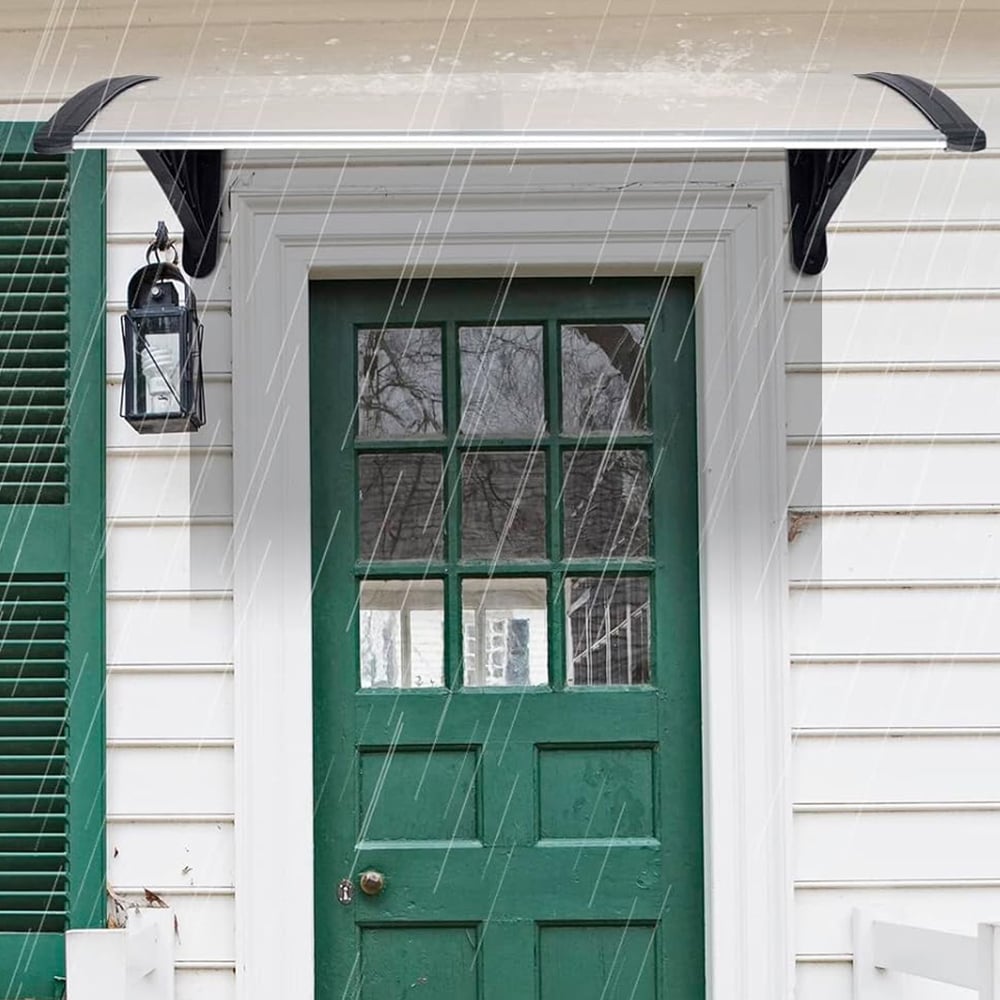Gr8 Garden 0.8 x 1.2m Front Door Rain Protector Awning with Lean To Image 1