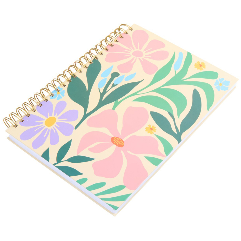 Summer Florals Spiral Notebook A4 Image 3