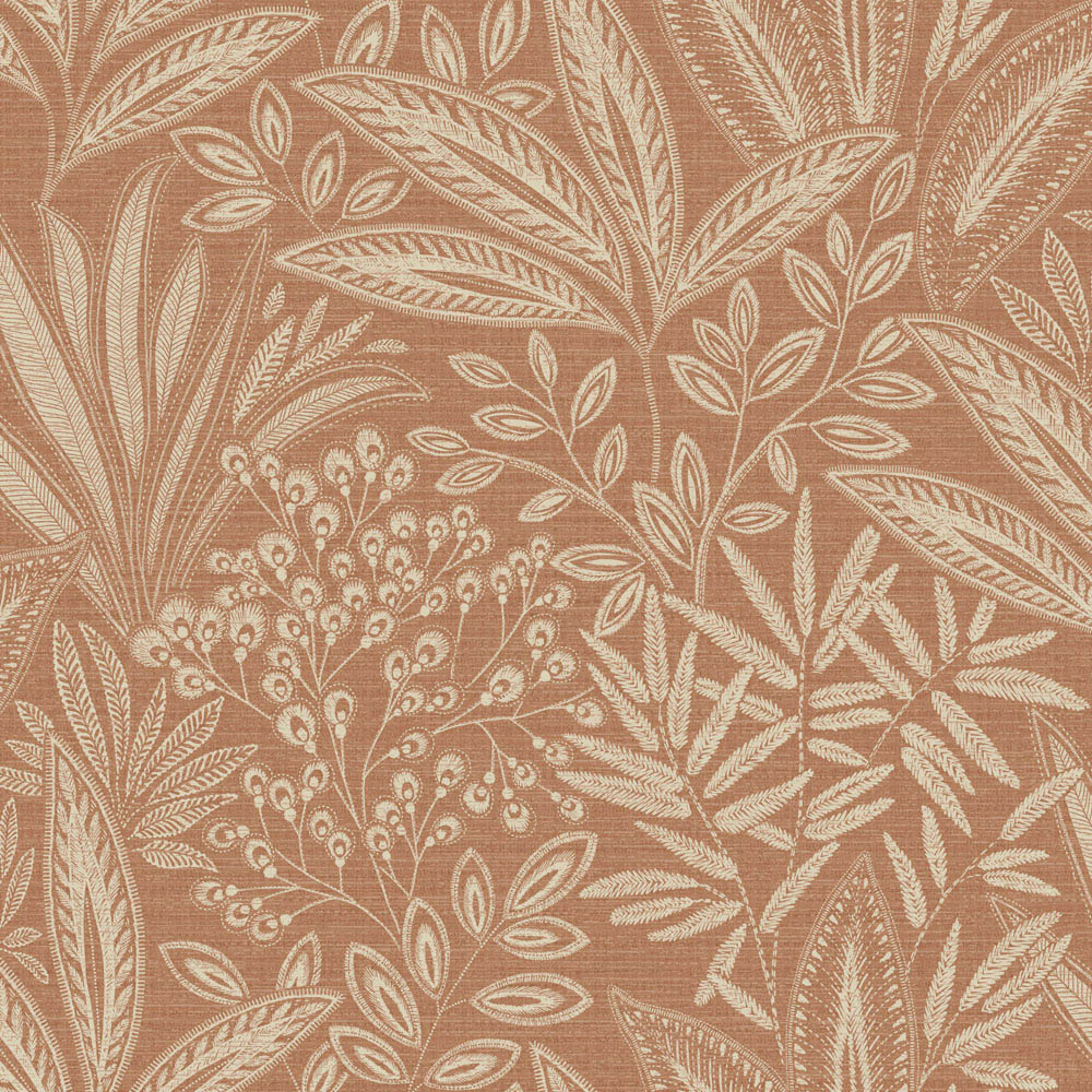 Crown Sahara Leaf Clay Wallpaper Image 1