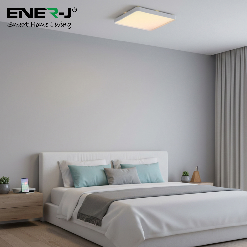 ENER-J 40W CCT Scenic Surface RGBIC LED Square Ceiling Light 380 x 380mm Image 2