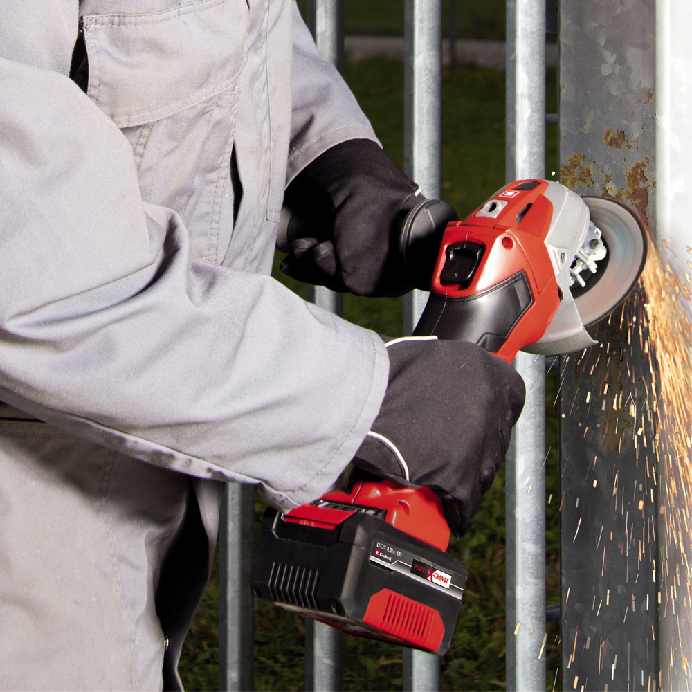 Einhell Power X-Change TE-AG 18/115 Li Cordless Angle Grinder Image 2