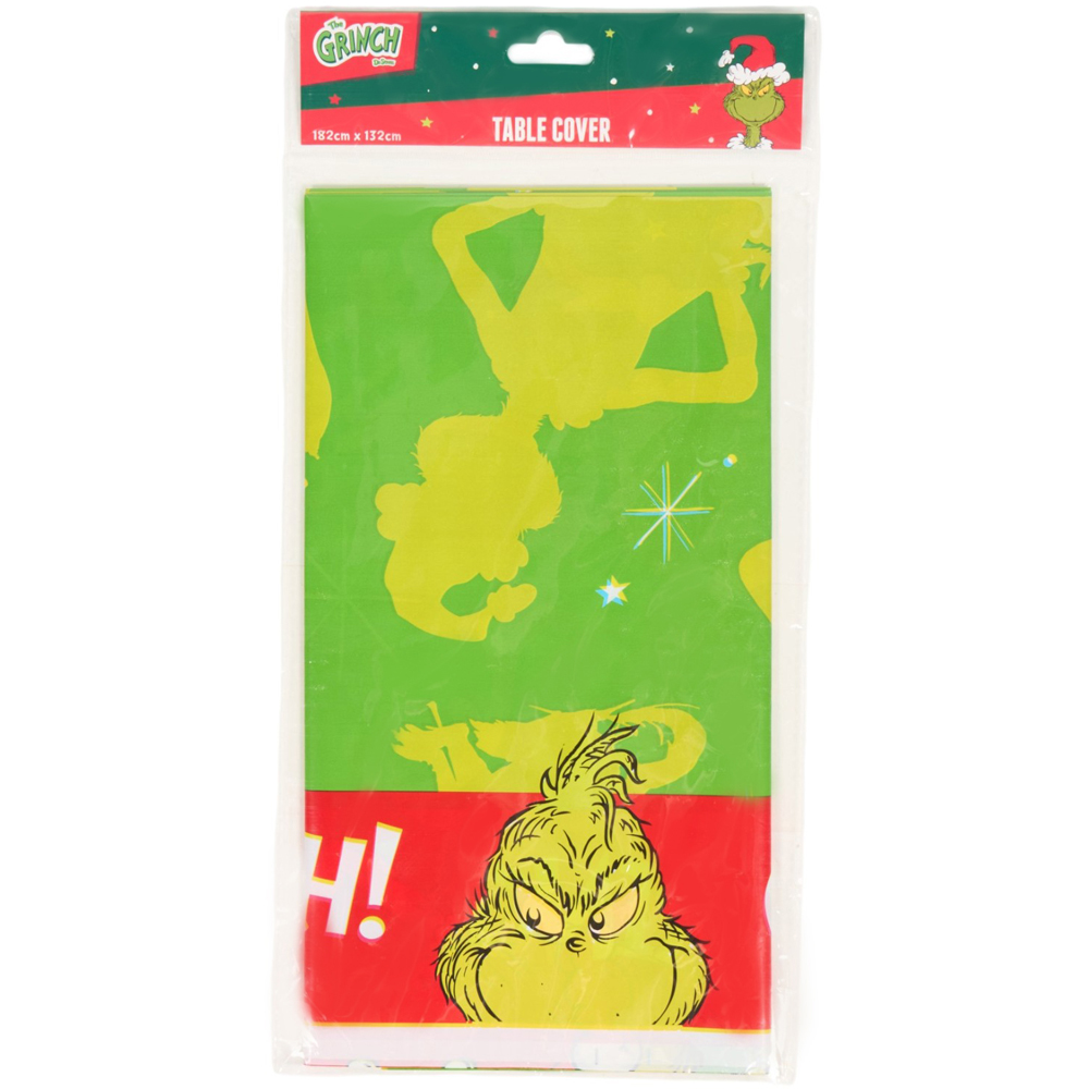 Grinch Reusable Table Cover Green Image 2