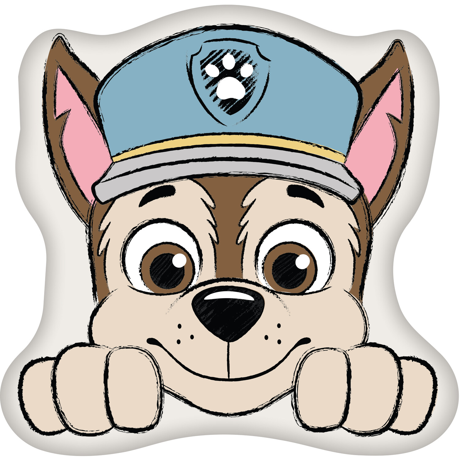 Paw Patrol Sketchy Shaped CushionMulticolour Image 1