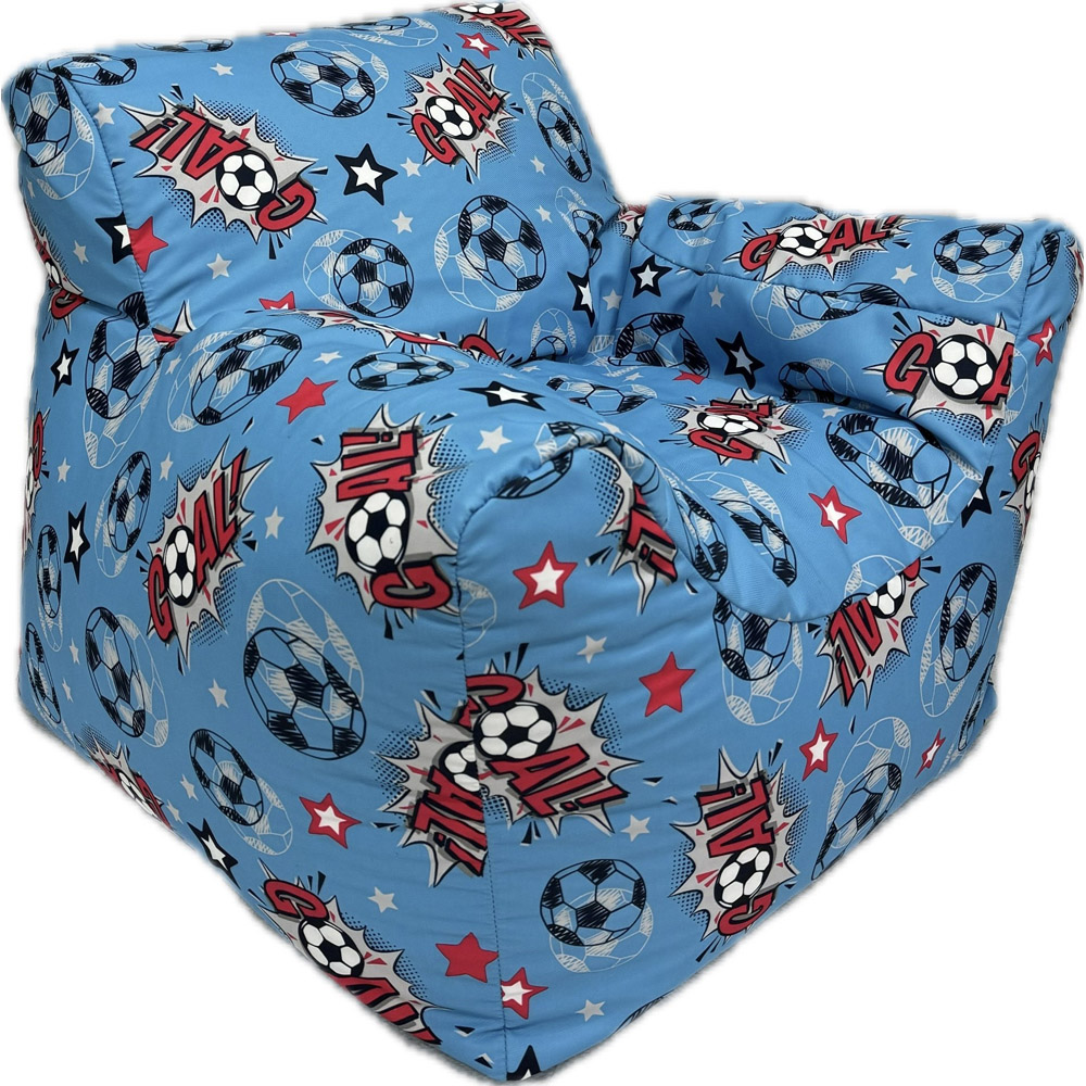 Kaikoo Blue Goal Print Funzee Bean Bag Chair Image 2