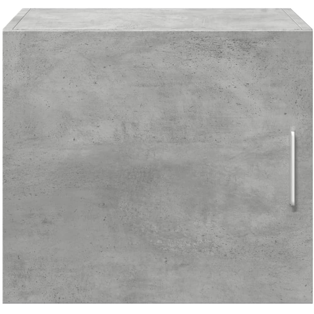 vidaXL Single Door Concrete Grey Wall Mounted Storage Cabinet Image 4