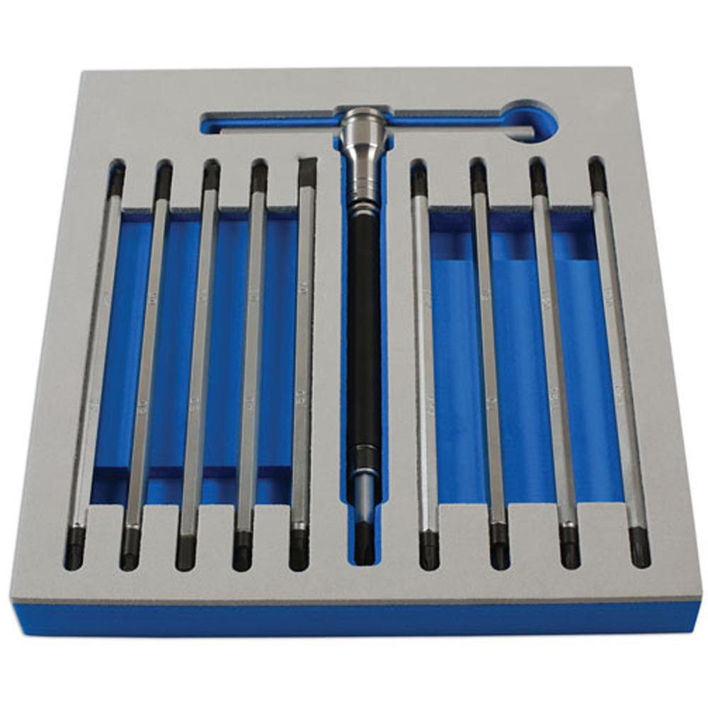 Laser 12 Piece T-Handle Double End Screwdriver Set Image 3