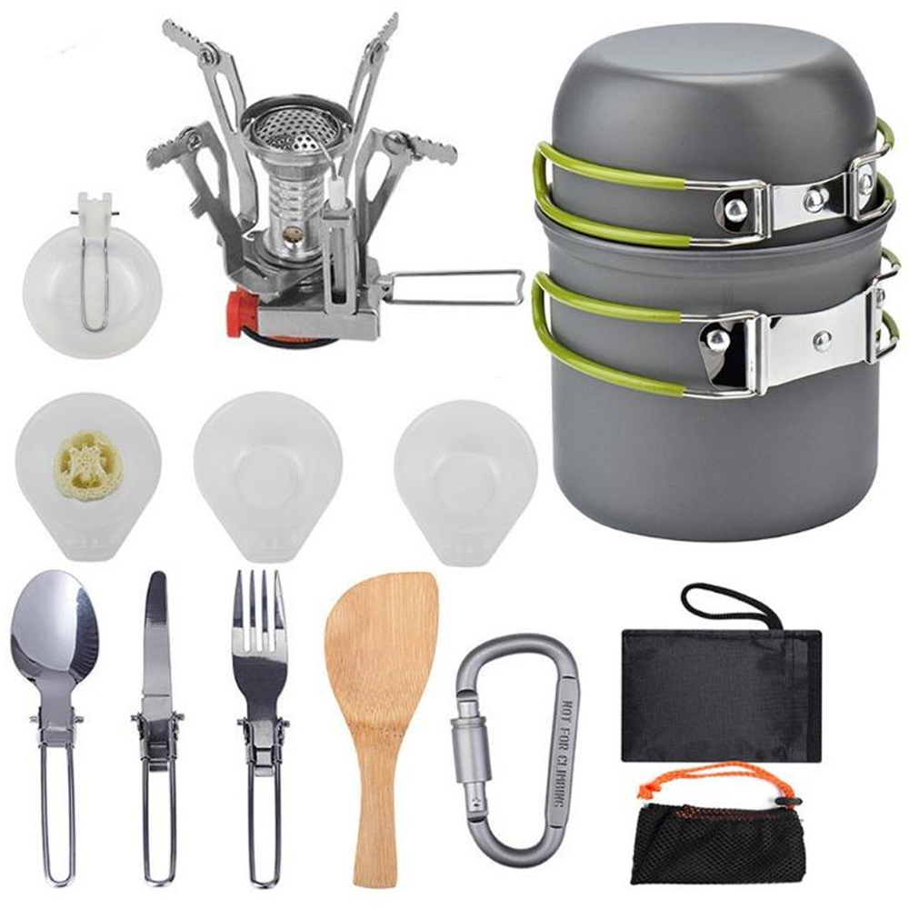 Living and Home Camping Cookware Set Image 1