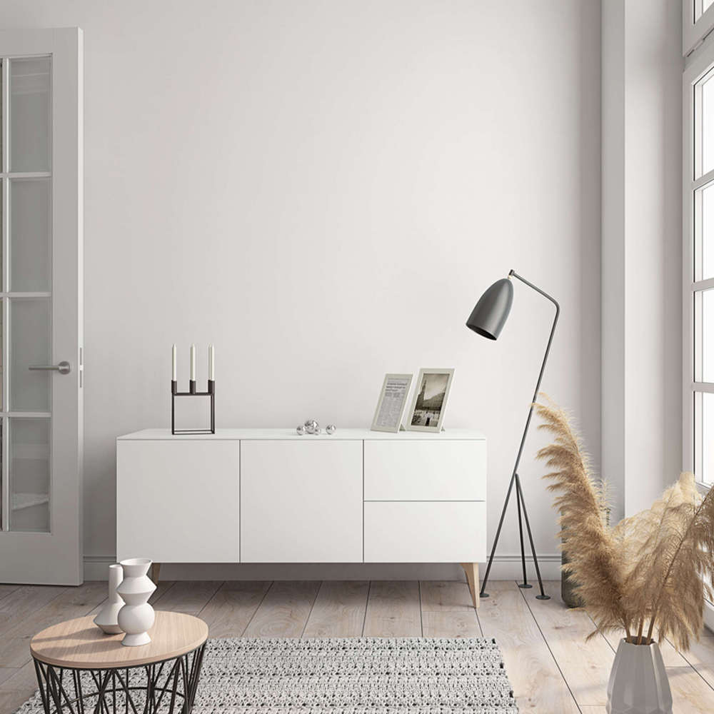 Galerie Industrial Effects Plain White Wallpaper Image 3