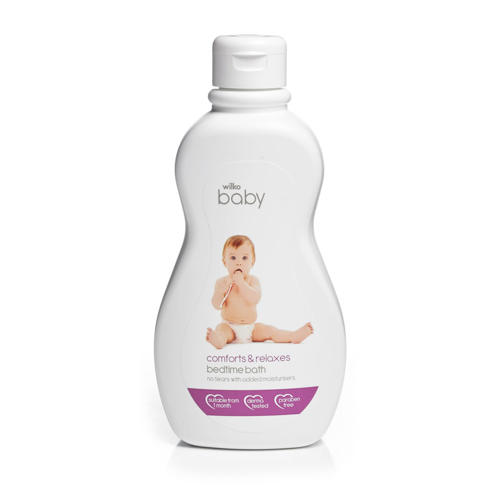 Wilko Baby Bedtime Bath 500ml Image