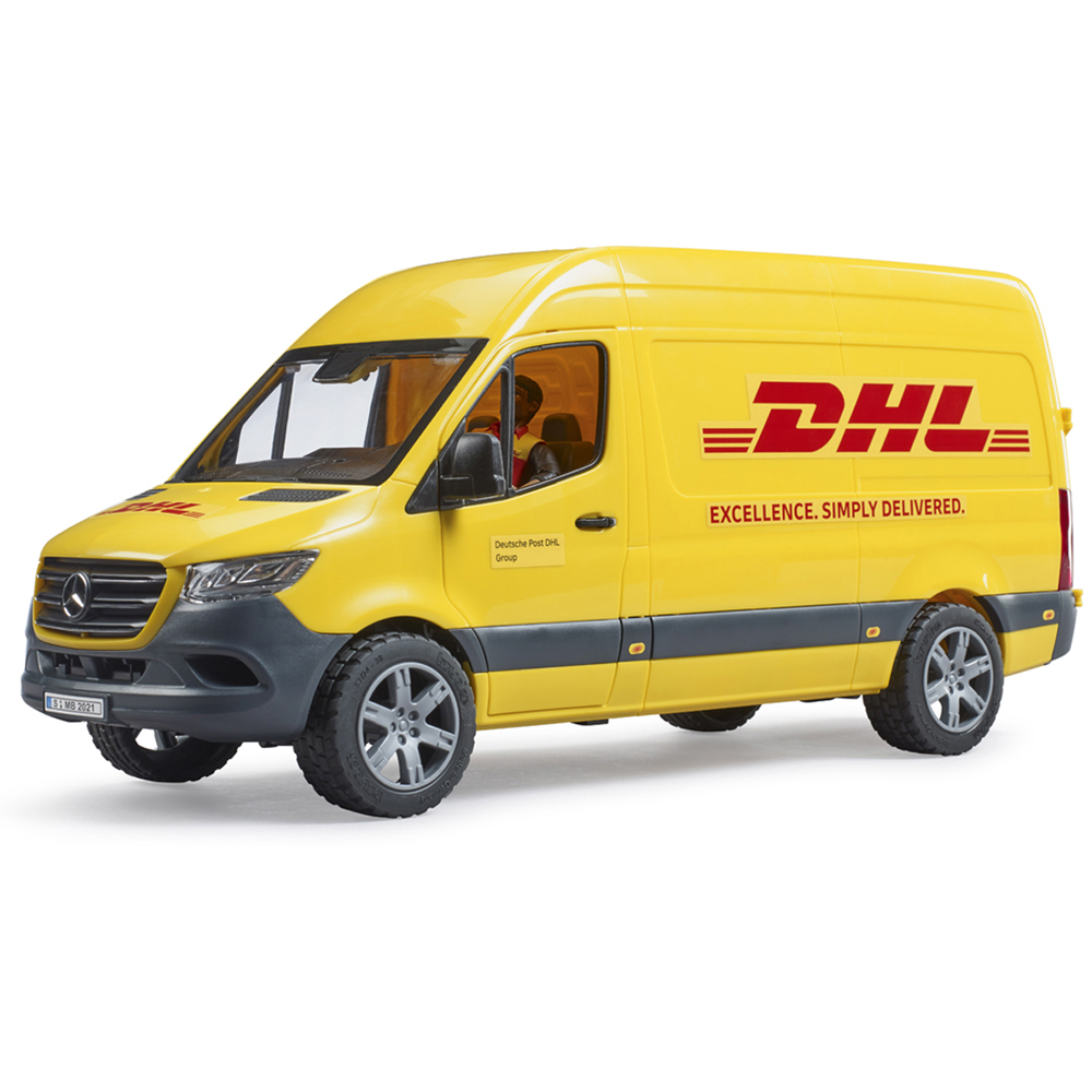 Bruder Kids MB Sprinter DHL with Driver Playset Model Image 6