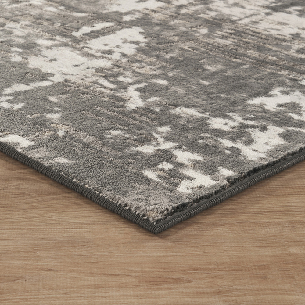 Mayfair Living Room Area Rug Metallic Sheen Contemporary Modern Abstract Design - Grey 200cm x 290cm Image 5