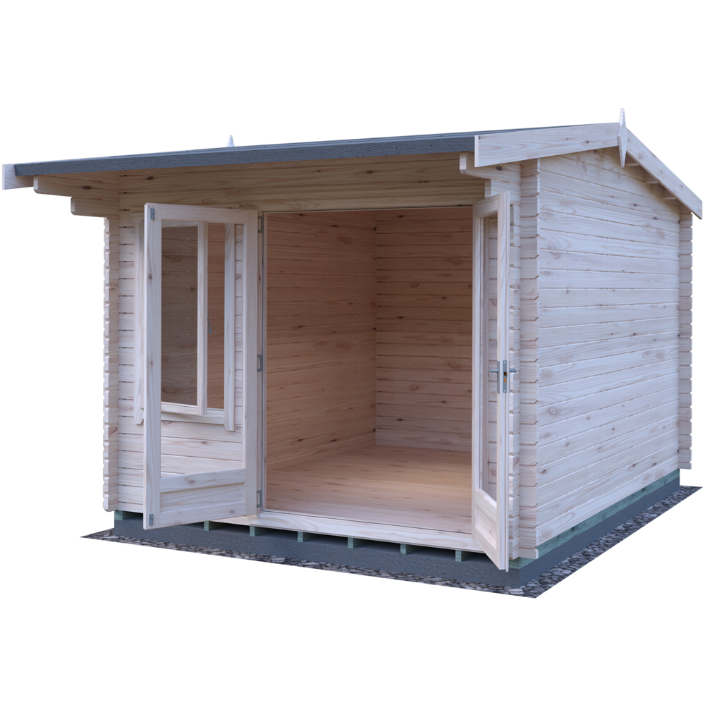 Shire Marlborough 12 x 10ft Double Door Log Cabin Image 5