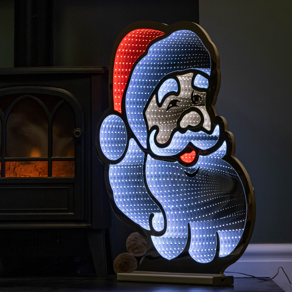 Samuel Alexander Light Up Santa's Face Infinity Christmas Decoration 60cm Image 9