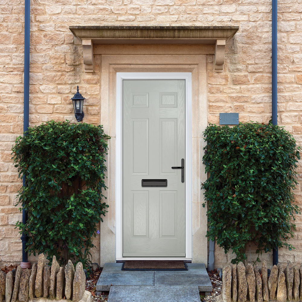 Crystal-Direct Muirfield Solid Agate Grey GRP Left Hand Open Front Door 2090 x 890mm Image 2