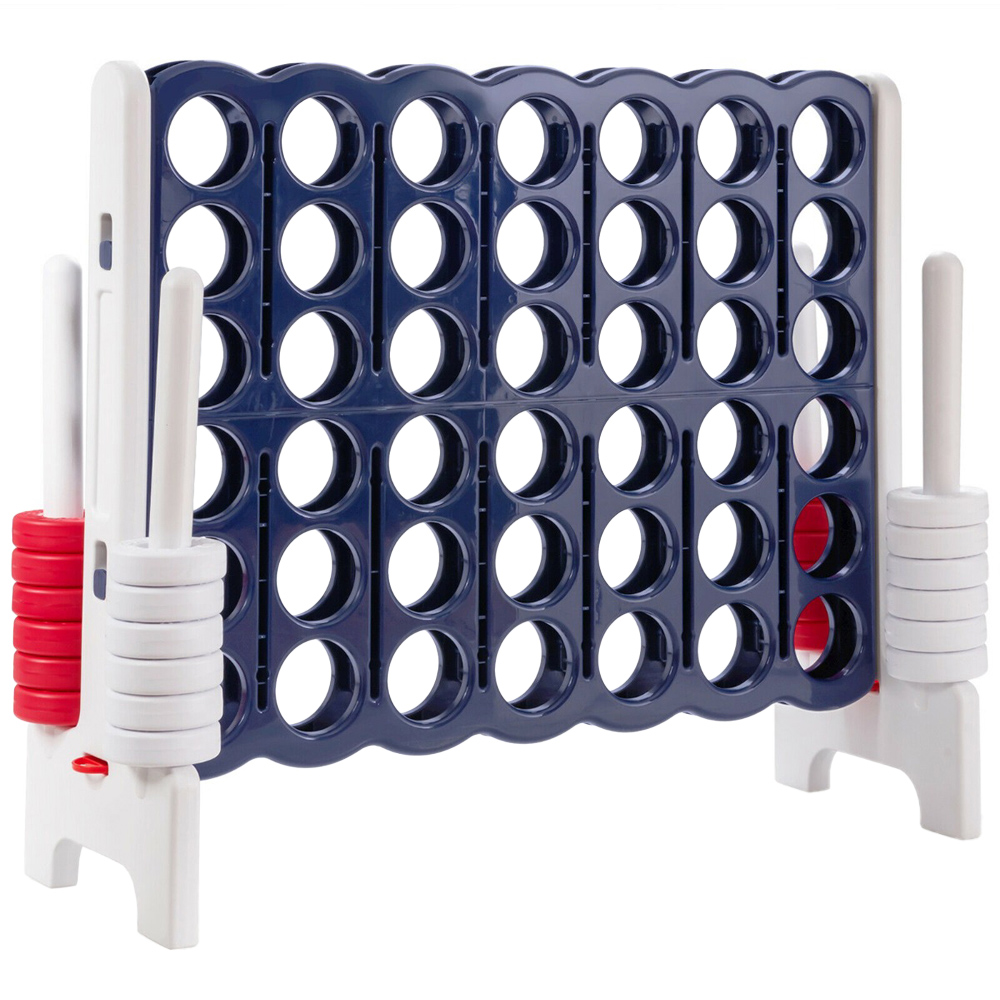 Costway Dark Blue Giant 42 Jumbo Ring Game Set Image 1