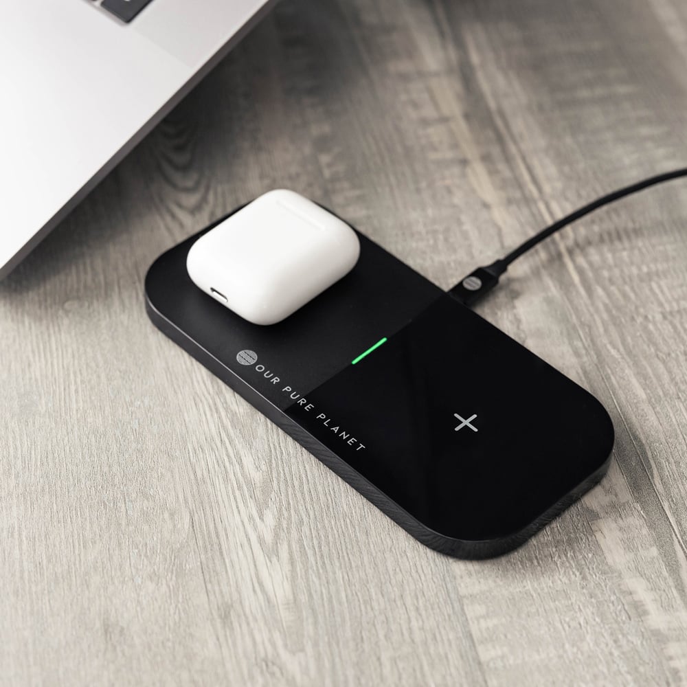 Our Pure Planet Dual Wireless Charging Pad 15W Image 7