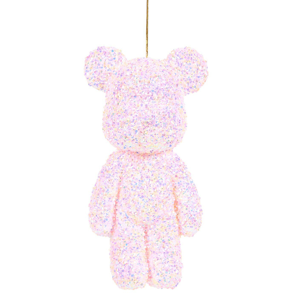 Glitter Bear DecorationMulticolour Image 7