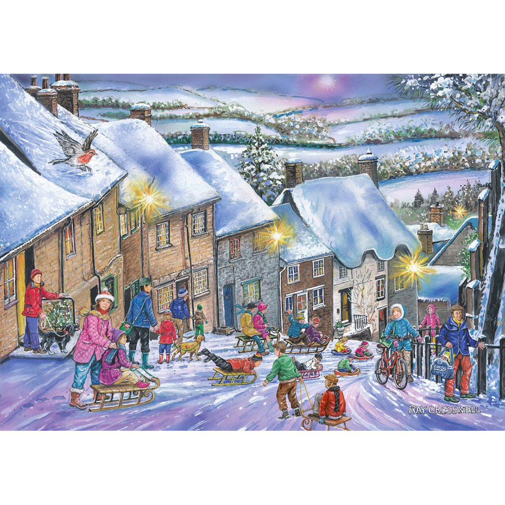 The House of Puzzles Going On Gold 1000 Piece Jigsaw Puzzle Image