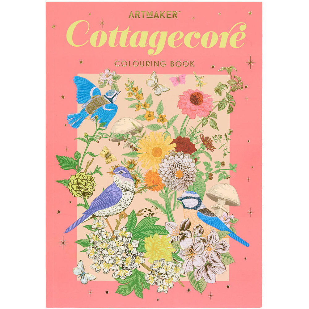 Enchanted or Cottagecore Colouring Book Image 2