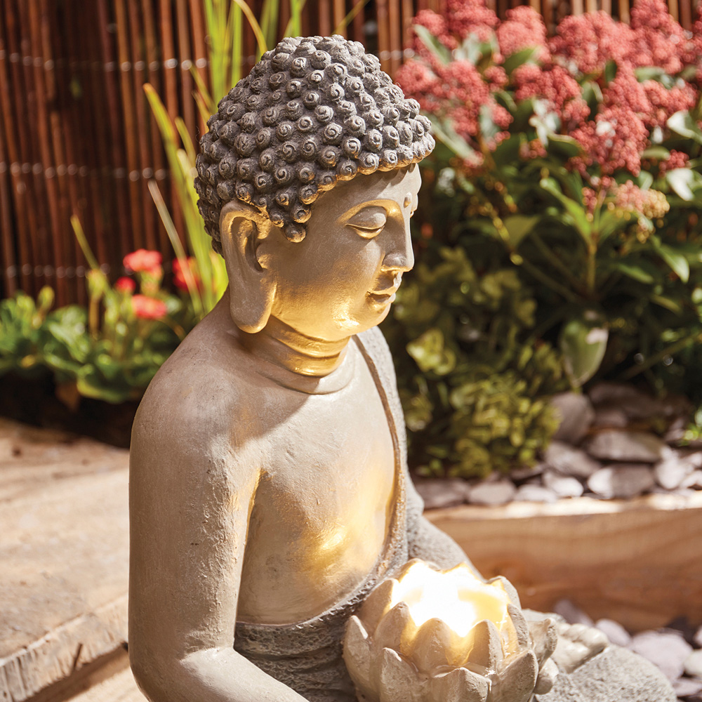Garden Gear Lotus Buddha Water Feature Image 4